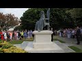 Unveiling of Statue of Queen Elizabeth II