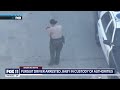 Man kisses woman, baby goodbye after wrong-way police chase