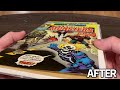 How I Clean & Press Comic Books at Home