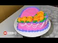 How To Make Heart Shape Cake Pineapple Cake Pink Colour Heart Shaped Cake