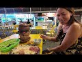 The Best Thai Street Food in Chiang Rai - Walking Street and Night Bazaar 🍗 🍜🍡🍚🍢