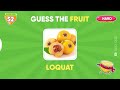 Guess the Fruit in 3 Seconds 🍎🍓🍌 | 72 Different Types of Fruit | Daily Quiz