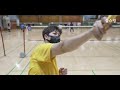 BADMINTON | Proper step by step technique for backhand clear 