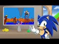 THIS IS TOO ACCURATE! Sonic Reacts Sonic 3 in 4 minutes