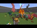 VILLAGERS & PILLAGERS vs ZOMBIES & SKELETONS