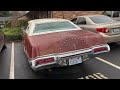 Cold Start 1973 Lincoln Continental Mark IV