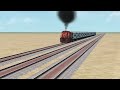 3 TRAINS RUNNING ON RISKY RAILWAY TRACKS | Most Dangerous Bumpy Railroad Tracks | Train Simulator