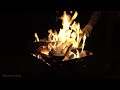 3 hours of relaxation with 4K bonfire BGM animation [sleep, healing, working BGM]