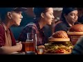 I used AI to make a really dark burger commercial.