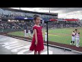 5-Year-Old Ella Tokita Sings National Anthem at Las Vegas Aviators Game