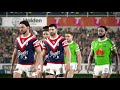 Rugby League Live 4 - Sydney Roosters vs Canberra Raiders - PS4 Gameplay