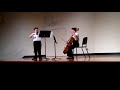 Martinu Duo no. 1 for Violin and Cello