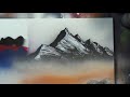 How to Spray Paint Mountains - Art Tutorial by SprayArtGuy