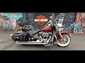 2009 Red Two Tone Harley-Davidson Heritage Softail Classic Flstc 1584cc