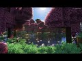 🌸 Minecraft Cherry Blossom Forest Ambience w/ C418 Music (Slowed) | 4 Hours