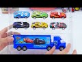 Disney Pixar Cars Unboxing Review| Lightning McQueen Backpack, Cruz Ramirez, Doc Hudson, Mack Track