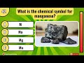 Elemental IQ Test: General Knowledge Quiz on the Periodic Table