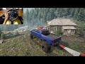 Transporting an Trailer | Dodge Ram 3500 Mega 6 Door | SnowRunner | Logitech g29 gameplay