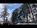 Wintry Scene at the Sunken Gardens in Lincoln, Nebraska  #wintry #winter #scenic #garden