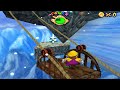 Super Mario 64 DS - 100% Walkthrough - Course 4 Cool, Cool Mountain