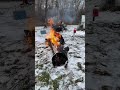 Slow motion fire. (Short clip)