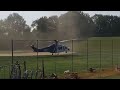 New Jersey State police chopper 1 landing for a landing zone for a high school event from last year