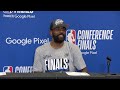 Kyrie Irving Talks Mavs Winning WCF & Returning to the NBA Finals