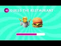 Guess the Fast Food Restaurant by Emoji 🍔🍕 Food Emoji Quiz