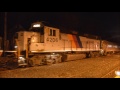 Full HD 60FPS: RARE! FRA Inspection Train in Bay Head with a Geep Double Header 12/12/16