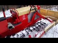 1958 Case 310 Gearmatic #9 winch skidding logs Jan 2016