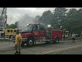 Jefferson twp fire company 1 Milton engine 724 at Roxbury fire wet down