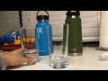Hydroflask 32oz Bottle vs YETI 26oz Bottle - 24 Hour Ice Test
