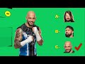 Can You Guess the Correct Face? WWE Quiz Challenge 💪