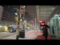 🇨🇦 【4K】❄️❄️❄️ EXTREME SNOWSTORM in Downtown Vancouver,  BC  Canada. Travel Canada. Relaxing walk.