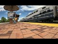 Amtrak #4 with Metrolink Bi-Level Coaches @ Downtown Bernalillo Station