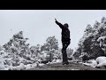 Tai Chi in first snow in Taos