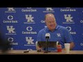 Mark Stoops gives updates on practice and injuries at Kentucky football media day