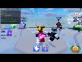 Playing roblox blade ball