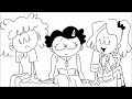 the calamity trio but it's a shitty sitcom - amphibia animatic or whatever