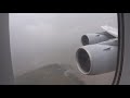 Lufthansa Airbus 380 Rainy Takeoff Shanghai Pudong to Frankfurt October 2017