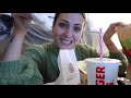 🍔  24H COMIENDO BURGER KING 🍔  | Andrea Mirela