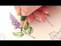 How to colour flowers in WORLD OF FLOWERS | JOHANNA BASFORD | Polychromos | Adult colouring tutorial