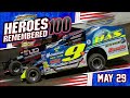 Weedsport Speedway - Heroes Remembered 100 - May 29, 2022