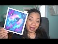 Watercolor a Colorful Galaxy / Nebula : Step by Step Tutorial : Beginner Watercolor