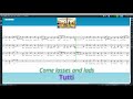 Come Lasses and Lads - Tutti SATB (wind quartet) practice video