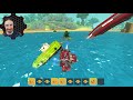 We Rigged Subs With Explosives And Battled Underwater! - Scrap Mechanic Multiplayer Monday