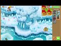 BTD6: Glacial Trail with Permaspike as the only damage tower