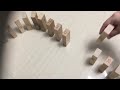 Making a domino angel