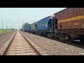 Vande Bharat Express & Malgari Goods Train Furiously Honking Moving Out Railway Track