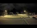 Winter Storm Stella Time Lapse Start to Finish